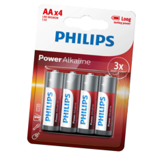 Philips Alkaline AA of AAA batterijen